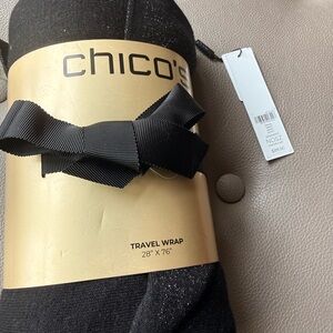 Chico's Classic Black Travel Wrap